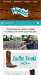 Mobile Screenshot of maverickwesternwear.com